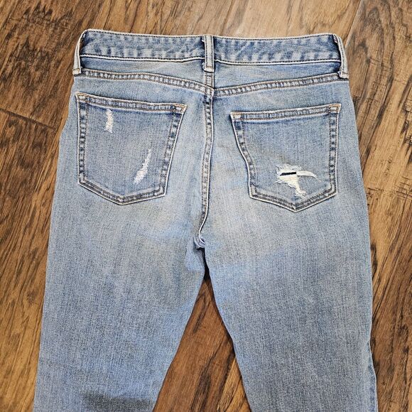 Moussy Jeans 25 Distressed Skinny Denim 010AAA12-3640 Raw Hem - Picture 6 of 6